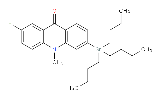 2-氟-10-甲基-6-(三丁基锡基)吖啶-9(10H)-酮