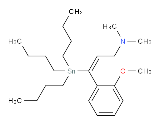 (E)-3-(2-甲氧基苯基)-N,N-二甲基-3-(三丁基锡基)丙-2-烯-1-胺