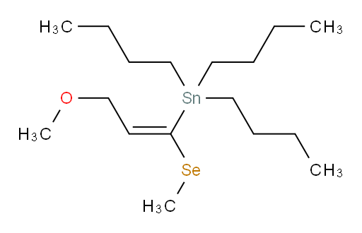 (Z)-三丁基(3-甲氧基-1-(甲基硒基)丙烯-1-基)锡烷