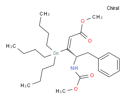 (S,E)-甲基 4-((甲氧羰基)氨基)-5-苯基-3-(三丁基锡基)戊-2-烯酸酯