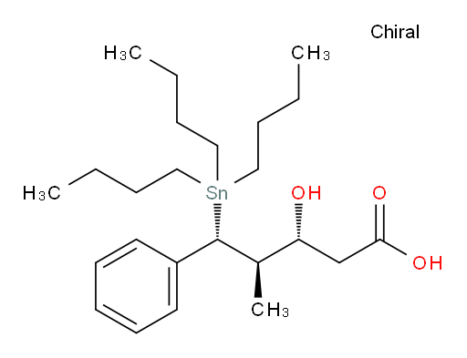 (3R,4R,5R)-3-羟基-4-甲基-5-苯基-5-(三丁基锡基)戊酸