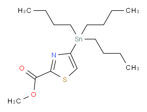 甲基 4-(三丁基锡基)噻唑-2-甲酸酯
