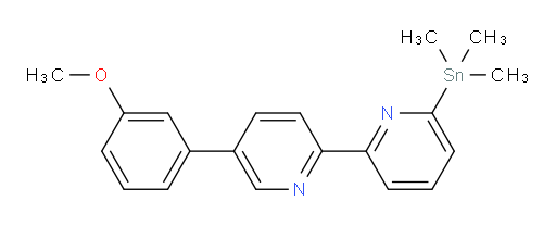 5-(3-甲氧基苯基)-6'-(三甲基锡基)-2,2'-联吡啶
