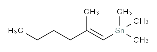 (E)-trimethyl(2-methylhex-1-en-1-yl)stannane