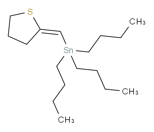 (E)-三丁基((二氢噻吩-2(3H)-亚基)甲基)锡烷