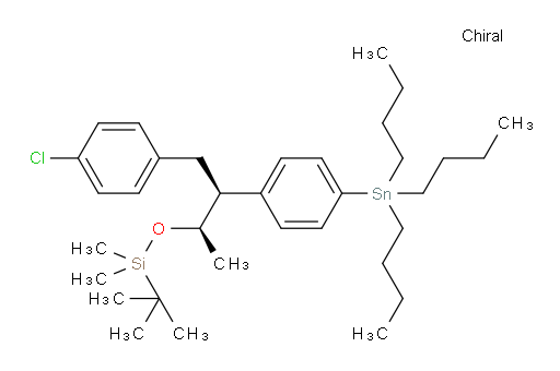 叔丁基(((2R,3S)-4-(4-氯苯基)-3-(4-(三丁基锡基)苯基)丁-2-氧基))二甲基硅烷
