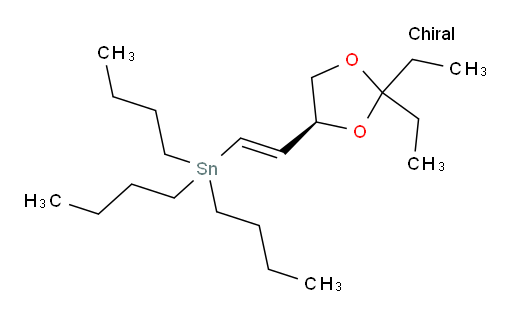 (S,E)-三丁基(2-(2,2-二乙基-1,3-二氧杂环戊烷-4-基)乙烯基)锡烷