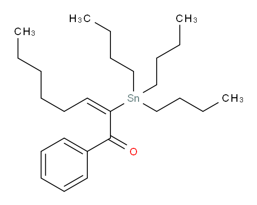 (E)-1-phenyl-2-(tributylstannyl)oct-2-en-1-one