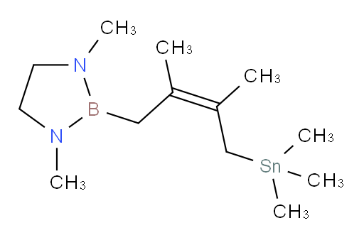 (Z)-2-(2,3-二甲基-4-(三甲基锡基)丁-2-烯-1-基)-1,3-二甲基-1,3,2-二氮杂boroli二ne
