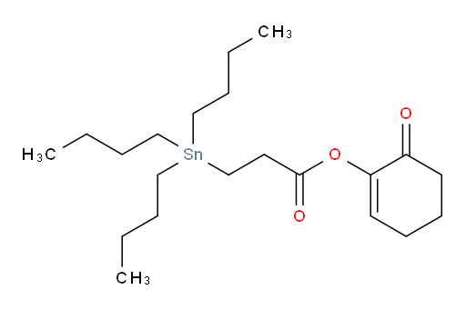 6-氧代环己-1-烯-1-基 3-(三丁基锡基)丙酸酯