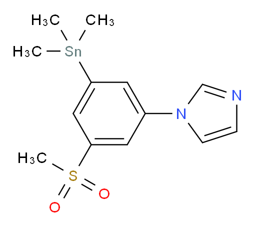 1-(3-(methylsulfonyl)-5-(trimethylstannyl)phenyl)-1H-imidazole