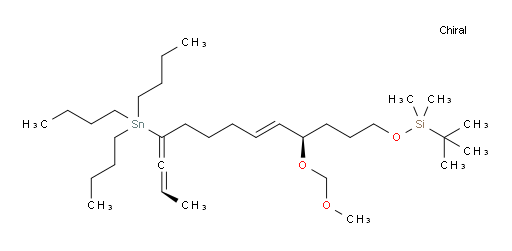 (R)-10,10,11,11-tetramethyl-5-((R,E)-6-(tributylstannyl)nona-1,6,7-trien-1-yl)-2,4,9-trioxa-10-siladodecane