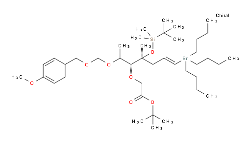 tert-butyl 2-(((6R,7S)-1-(4-methoxyphenyl)-5,7,9,9,10,10-hexamethyl-7-((E)-3-(tributylstannyl)allyl)-2,4,8-trioxa-9-silaundecan-6-yl)oxy)acetate