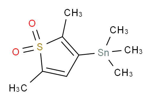 2,5-dimethyl-3-(trimethylstannyl)thiophene 1,1-dioxide