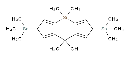 4,4,8,8-tetramethyl-2,6-bis(trimethylstannyl)-2,4,6,8-tetrahydrodicyclopenta[b,e]siline