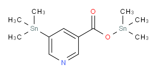 trimethylstannyl 5-(trimethylstannyl)nicotinate