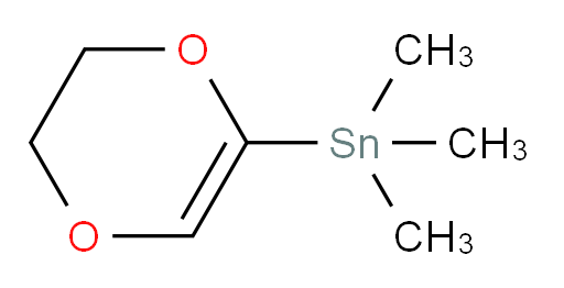 (5,6-dihydro-1,4-dioxin-2-yl)trimethylstannane