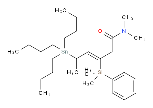 (Z)-3-(dimethyl(phenyl)silyl)-N,N-dimethyl-5-(tributylstannyl)hex-3-enamide