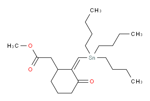 (Z)-methyl 2-(3-oxo-2-((tributylstannyl)methylene)cyclohexyl)acetate
