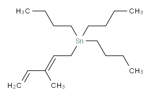 (E)-三丁基(3-甲基戊-2,4-二烯-1-基)锡烷