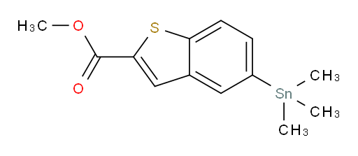 甲基 5-(三甲基锡基)苯并[b]噻吩-2-甲酸酯
