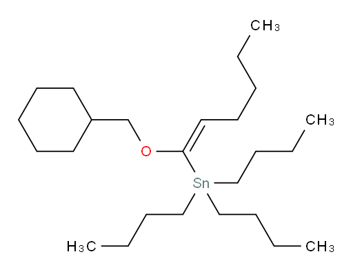 (Z)-三丁基(1-(环己基甲氧基)己-1-烯-1-基)锡烷