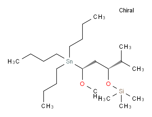 (((1R,3R)-1-甲氧基-4-甲基-1-(三丁基锡基)戊-3-氧基))三甲基硅烷