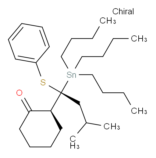 (S)-2-((R)-3-甲基-1-(苯基硫基)-1-(三丁基锡基)丁基)环己酮