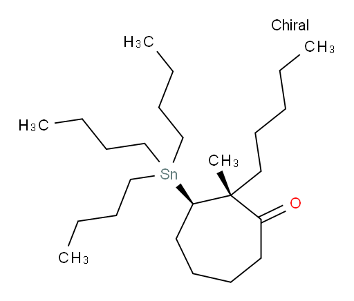 (2R,3R)-2-甲基-2-戊基-3-(三丁基锡基)环庚酮
