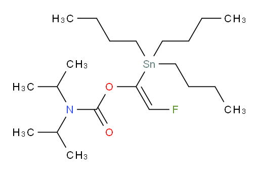 (Z)-2-氟-1-(三丁基锡基)乙烯基 二异丙基氨基甲酸酯