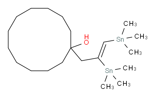 (Z)-1-(2,3-双(三甲基锡基)烯丙基)环十二醇