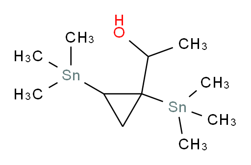 1-(1,2-bis(trimethylstannyl)cyclopropyl)ethanol