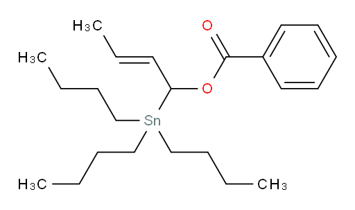 (E)-1-(三丁基锡基)丁-2-烯-1-基 苯甲酸酯