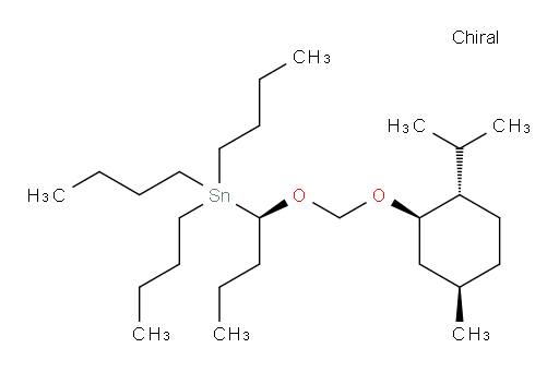 tributyl((R)-1-((((1R,2S,5R)-2-isopropyl-5-methylcyclohexyl)oxy)methoxy)butyl)stannane