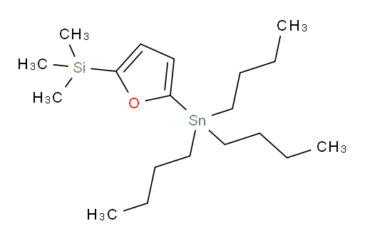 三甲基(5-(三丁基锡基)呋喃-2-基)硅烷