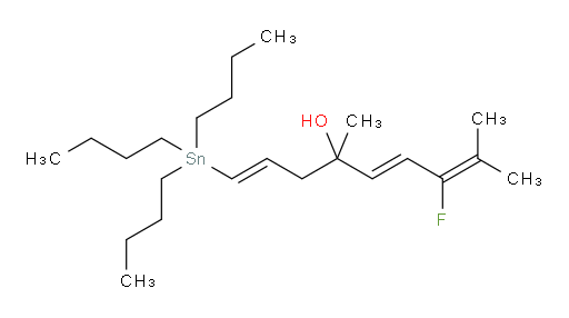 (1E,5E)-7-氟-4,8-二甲基-1-(三丁基锡基)壬-1,5,7-三烯-4-醇