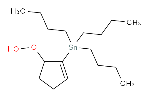 三丁基(5-过氧化氢环戊-1-烯-1-基)锡烷