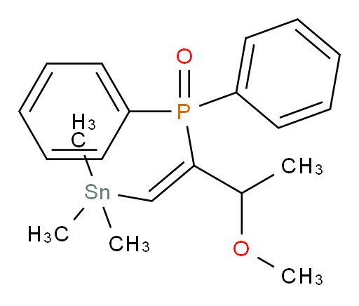 (Z)-(3-甲氧基-1-(三甲基锡基)丁-1-烯-2-基)二苯基膦 氧化物
