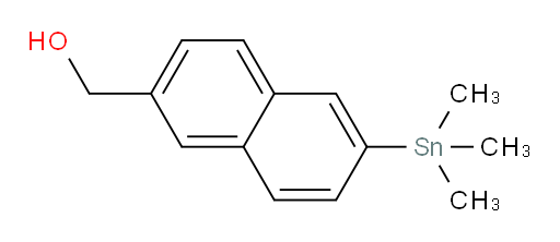 (6-(trimethylstannyl)naphthalen-2-yl)methanol