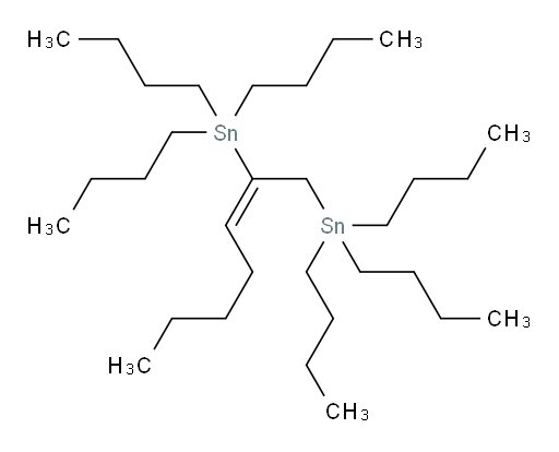 (E)-hept-2-ene-1,2-diylbis(tributylstannane)