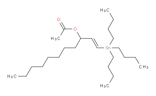 (E)-1-(tributylstannyl)undec-1-en-3-yl acetate