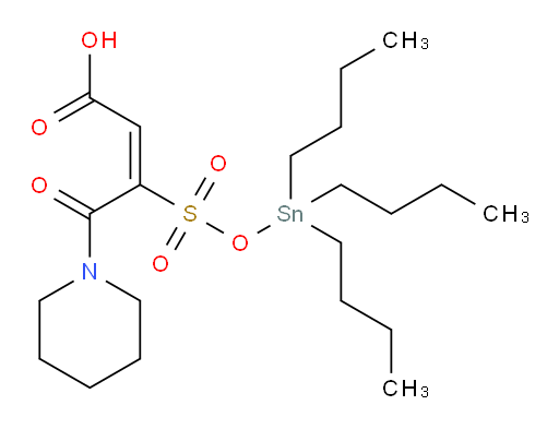 (E)-4-oxo-4-(piperidin-1-yl)-3-(((tributylstannyl)oxy)sulfonyl)but-2-enoic acid