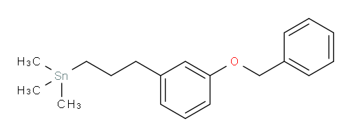 (3-(3-(benzyloxy)phenyl)propyl)trimethylstannane