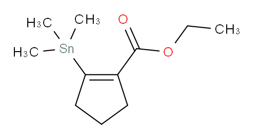 ethyl 2-(trimethylstannyl)cyclopent-1-enecarboxylate