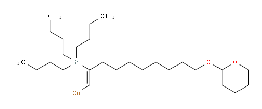 (Z)-(10-((tetrahydro-2H-pyran-2-yl)oxy)-2-(tributylstannyl)dec-1-en-1-yl)copper