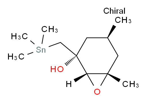 (1R,2R,4R,6S)-4,6-dimethyl-2-((trimethylstannyl)methyl)-7-oxabicyclo[4.1.0]heptan-2-ol