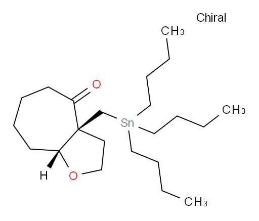 (3aS,8aR)-3a-((tributylstannyl)methyl)hexahydro-2H-cyclohepta[b]furan-4(5H)-one