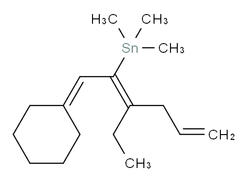 (Z)-(1-cyclohexylidene-3-ethylhexa-2,5-dien-2-yl)trimethylstannane