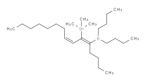 ((5E,7Z)-5-(dibutylboryl)pentadeca-5,7-dien-6-yl)trimethylstannane