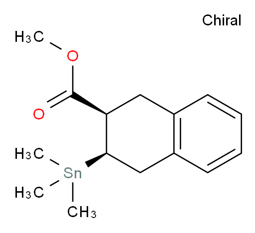 (2R,3R)-methyl 3-(trimethylstannyl)-1,2,3,4-tetrahydronaphthalene-2-carboxylate